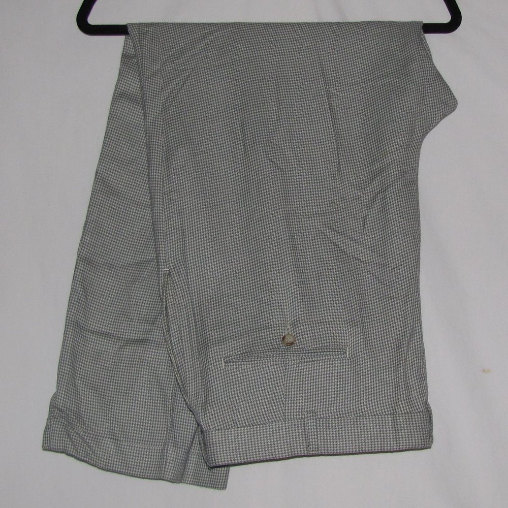 Mens' Polo Ralph Lauren Houndstooth Dress Pants Size 37x28 Made in USA